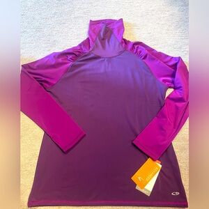 New with Tags-C9 Champion turtleneck long sleeve top. Size XL. Purple .